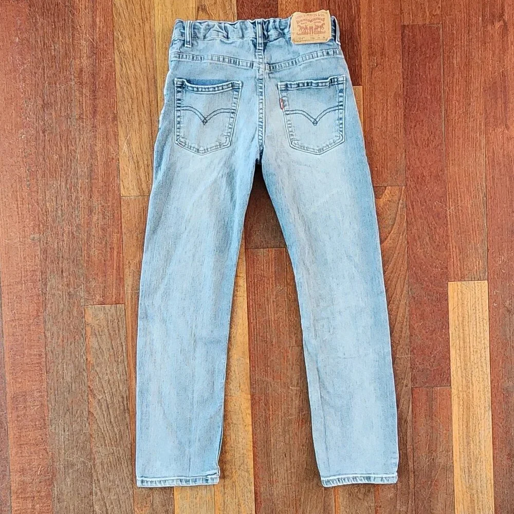 Levi's Boys Light Wash 514 Straight Jeans Size 12 Regular